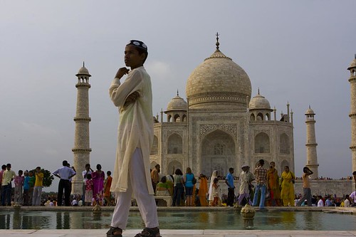 Contemplating the Taj