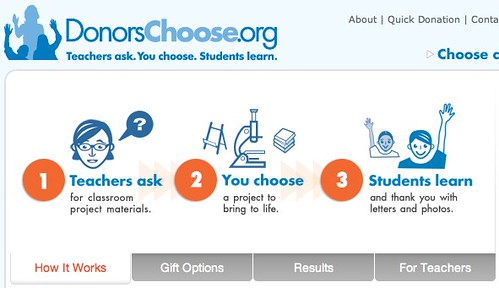 DonorsChoose.org: Teachers Ask. You Choose. Students Learn.