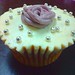 Cupcake with centered rose