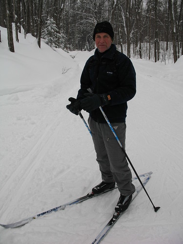 Opa on skis