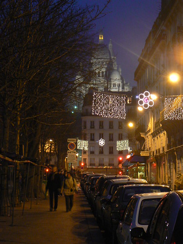 scene in montmartre, paris