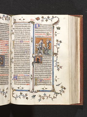 Page from a missal from the abbey of Saint-Denis, 1350. Museum no. MSL/1891/1346.