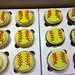 Softball Cupcakes