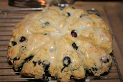 Baked Blueberry Breakfast Scones