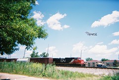 Train and Plane photographic meet. Schiller Park Illinois. July 2008.