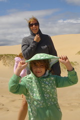 Cathie and Em in the Desert