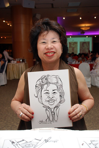 Caricature live sketching for Christ Methodist Church Christmas Celebration - 5