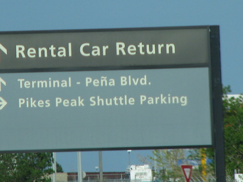 Rental car return