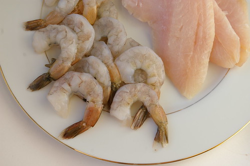 Snapper and Prawns