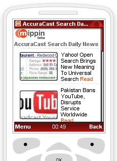 Rich Media Mobile RSS Feed From Mippin