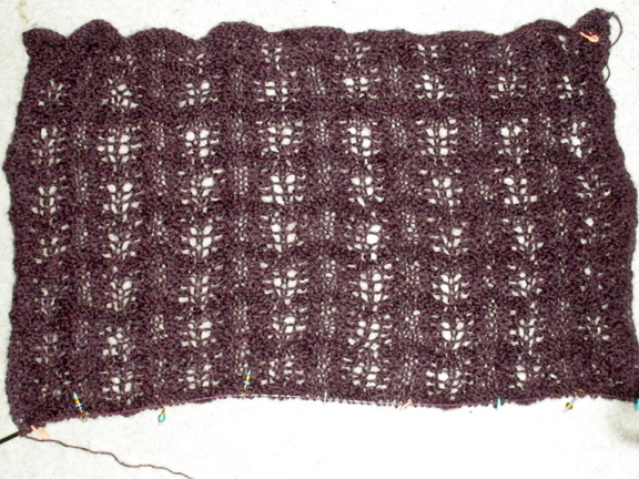 shawl purple