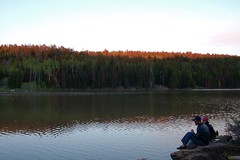 Enoch lake at dusk