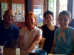 Yana Walton (second from the right) meets with members of Soulforce and Atticus