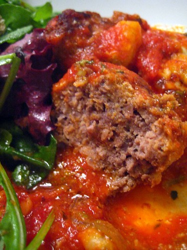 Meatballs in Tomato Sauce - Innards