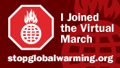 stop global warming, join the virtual march here