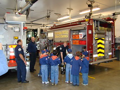 Cub Scout Fire Station Visit