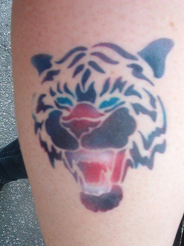 Wild Cat airbrush Tattoo