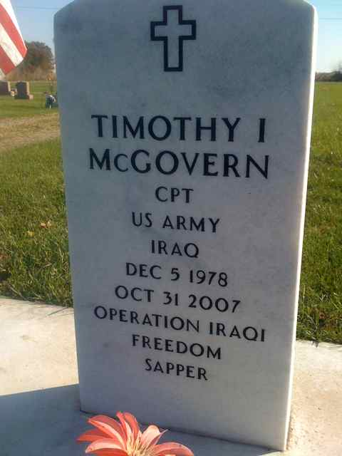 Timothy I McGovern - KIA 10/31/2007