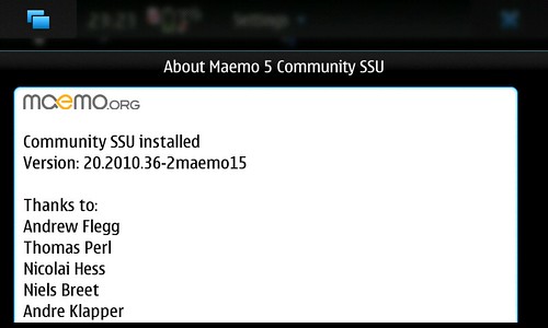 About Maemo5 CSSU