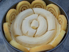 Banana roll cake 3