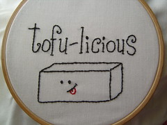 Tofu-licious Embroidery