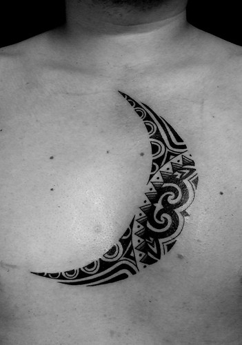Tribal moon tattoos designs pictures 2