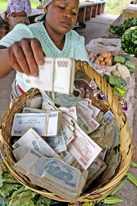 Zimbabwe Inflation Notes WSJ