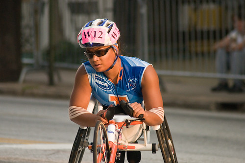 Wheelchair Racer In Peachtree