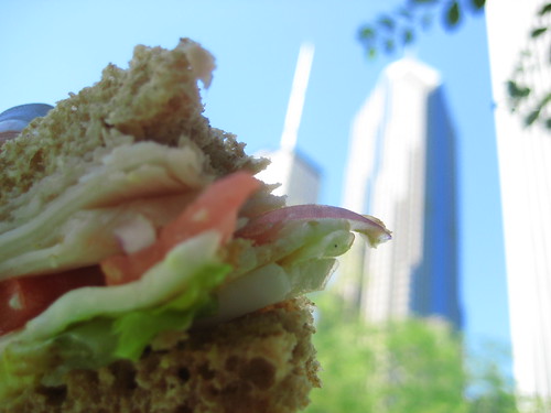 Sandwich and the city!