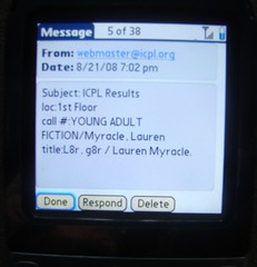 text message location from Iowa City Public Library
