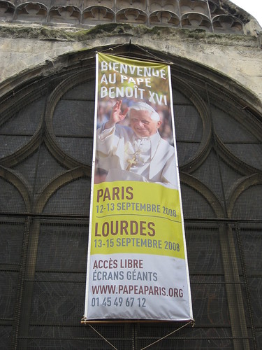 Le Pape à Paris 12-13 Septembre 2008