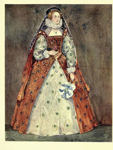 16- Vestimenta mujer epoca Reina Elizabeth (1558-1603)