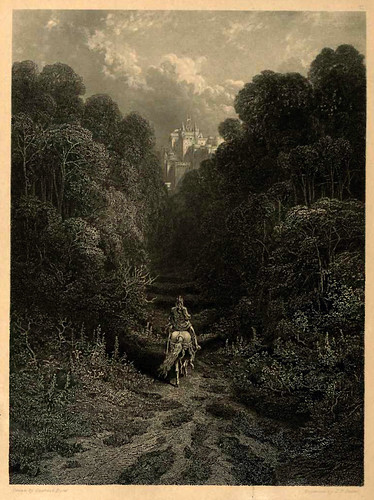 02- Lancelot aproximandose al castillo de Astolat