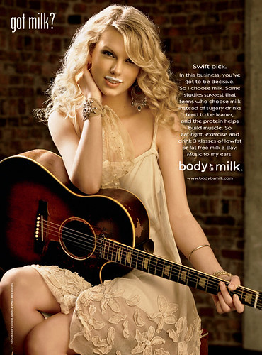  Taylor Swift Body By Milk ad 