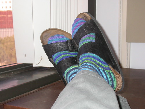 Noro stripey socks