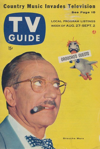 TV Guide - August 27 - September 2, 1955 Groucho Marx