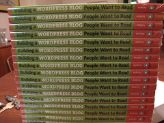 Lots of copies of my book