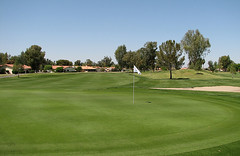 a golf course in Mesa, AZ (by: Jay Thompson, creative commons license)