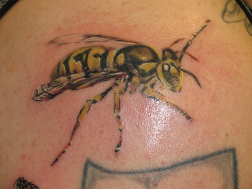 bee tattoo. a3823c5f13 Bee Tattoo