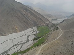 The windy valley between Kagbeni and Jomsom