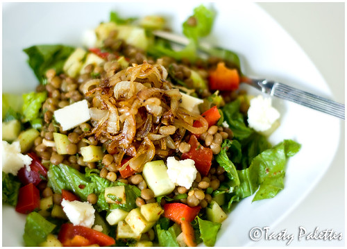 Lentil Fattoush Salad