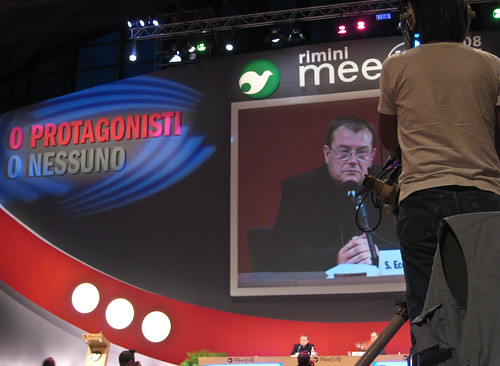 Archbishop Paolo Pezzi of Moscow at Meeting 2008, Rimini