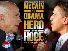 Cartel con Obama y McCain