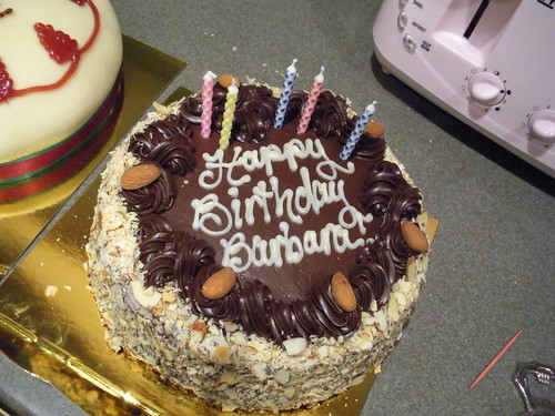 Happy Birthday Jason Cake. Happy Birthday Barbara!