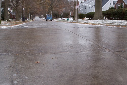 Icy streets