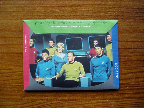 Star Trek fold and mail
