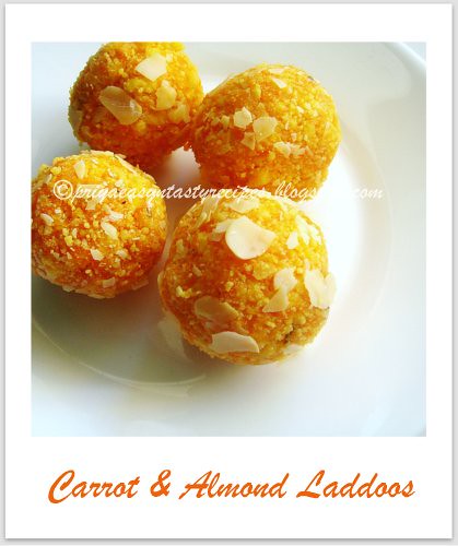 Carrot & Almond Laddoos