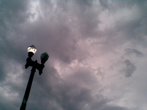 Lamppost and Clouds