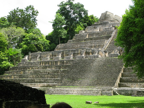 Mayan ruins at Caracol