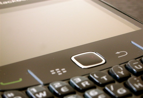 El trackpad de la BlackBerry 8520